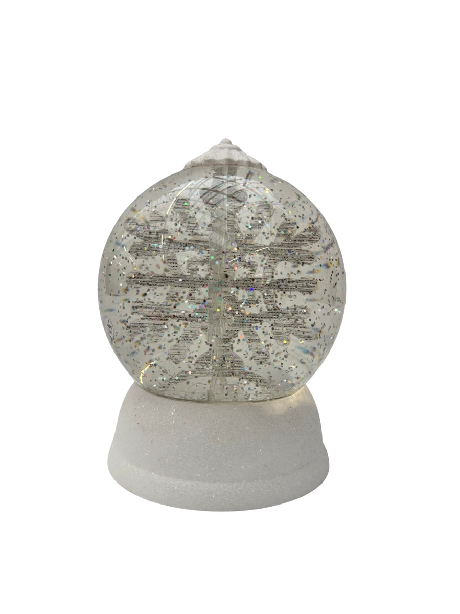 Snowflake Shimmer Water Globe